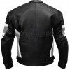 RTX Dark Knight Grey Cruiser Leather Biker Jacket 